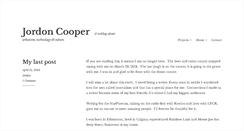 Desktop Screenshot of jordoncooper.com