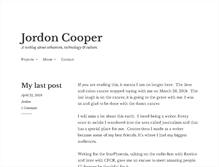Tablet Screenshot of jordoncooper.com